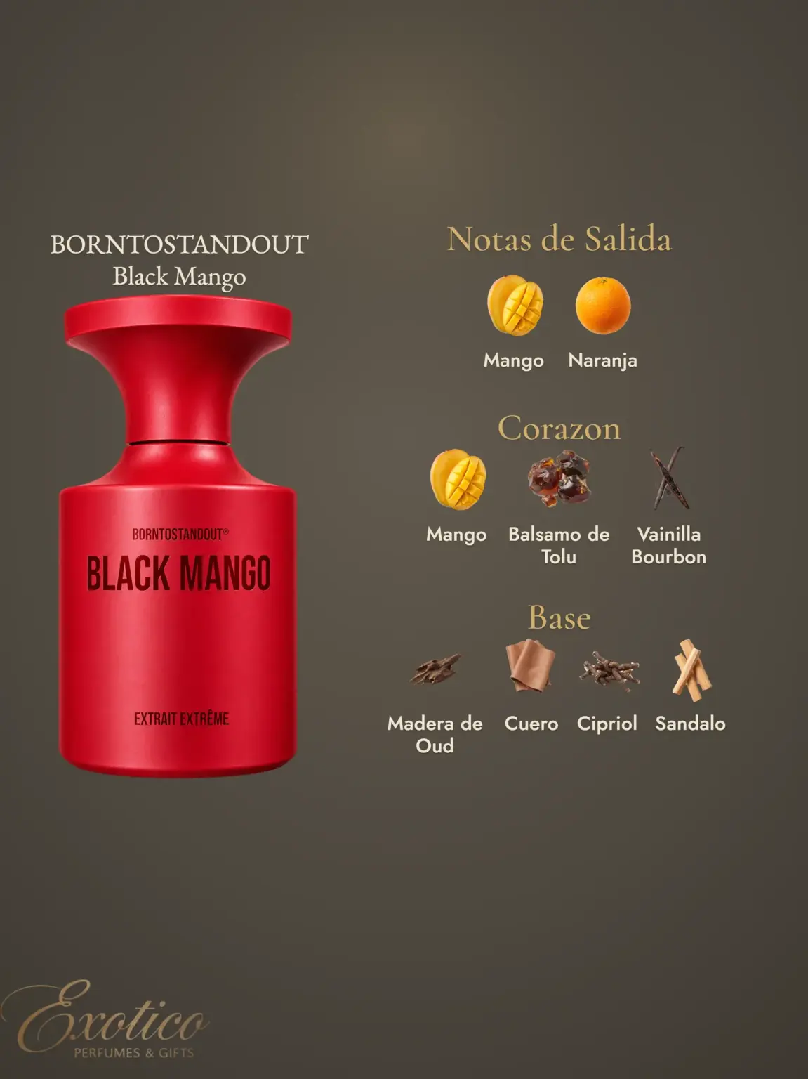 BORNTOSTANDOUT Black Mango
