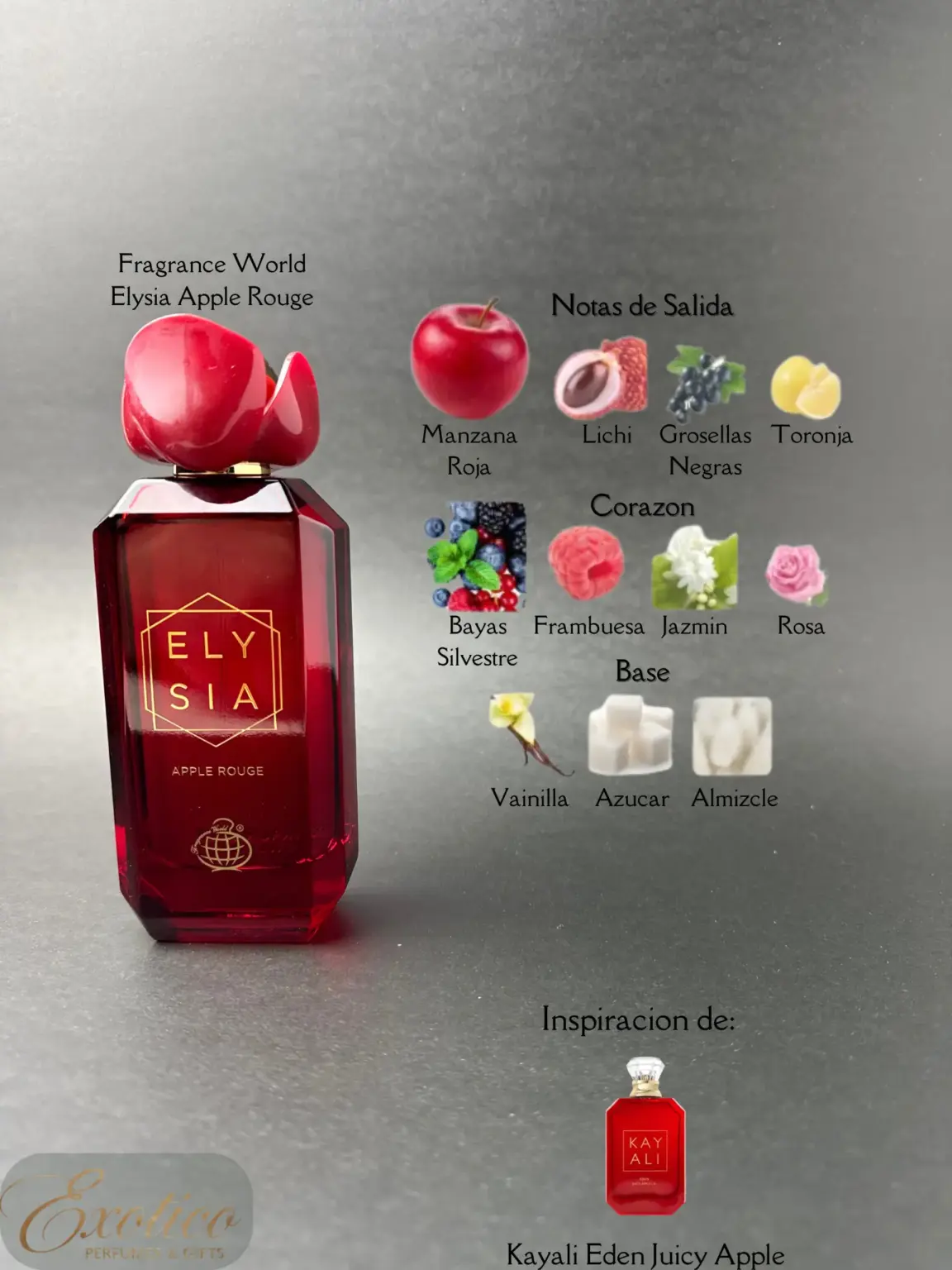 Fragrance World Elysia Apple Rouge