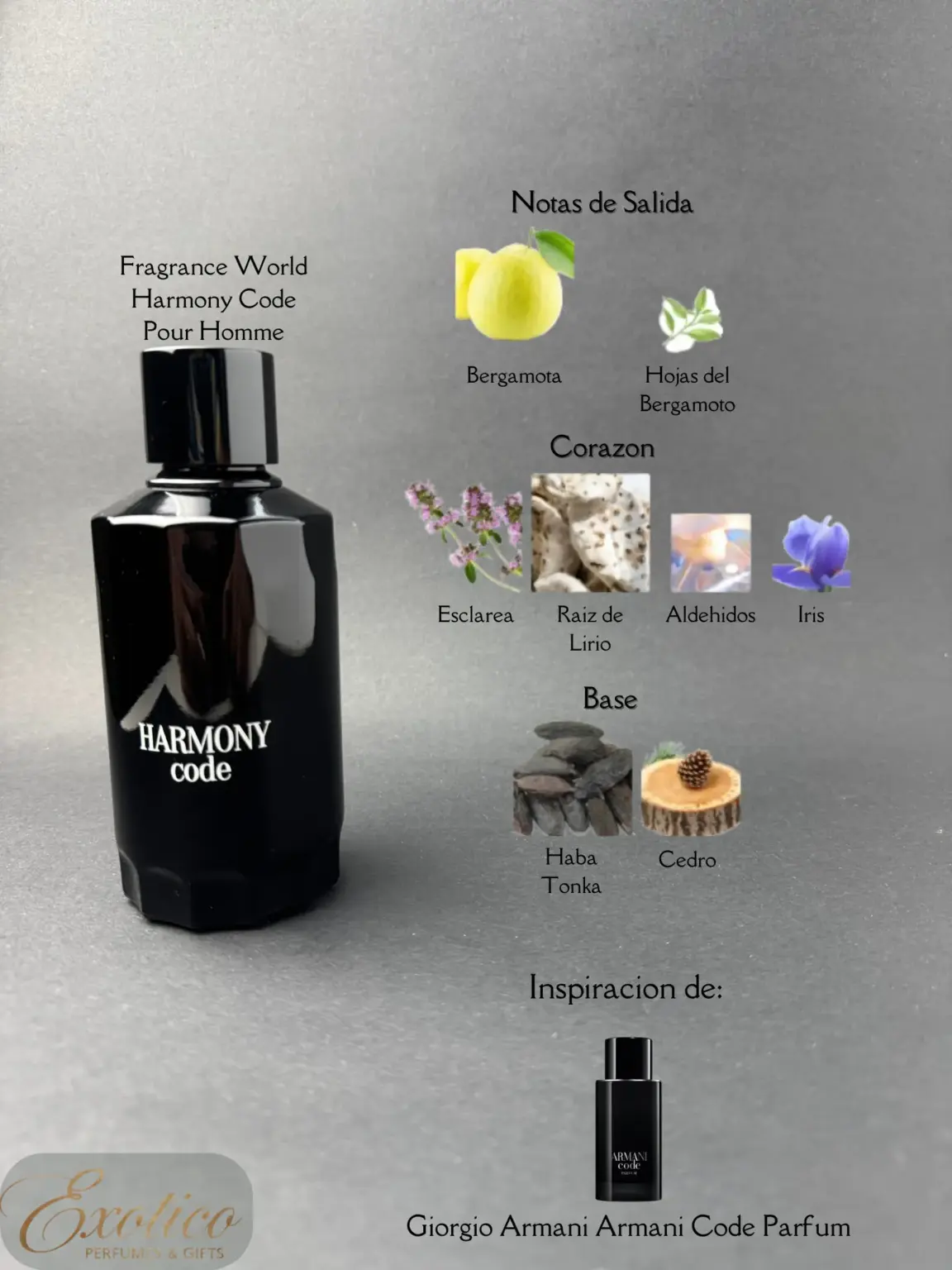 Fragrance World Harmony Code Pour Homme