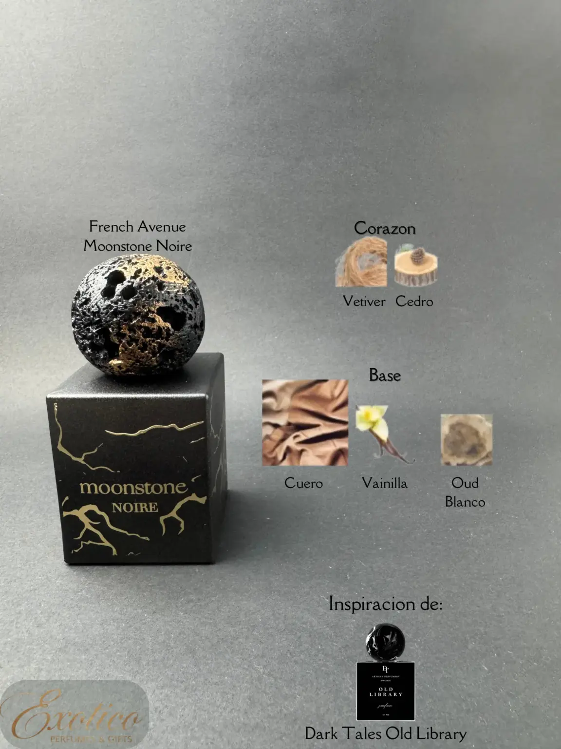 French Avenue Moonstone Noire