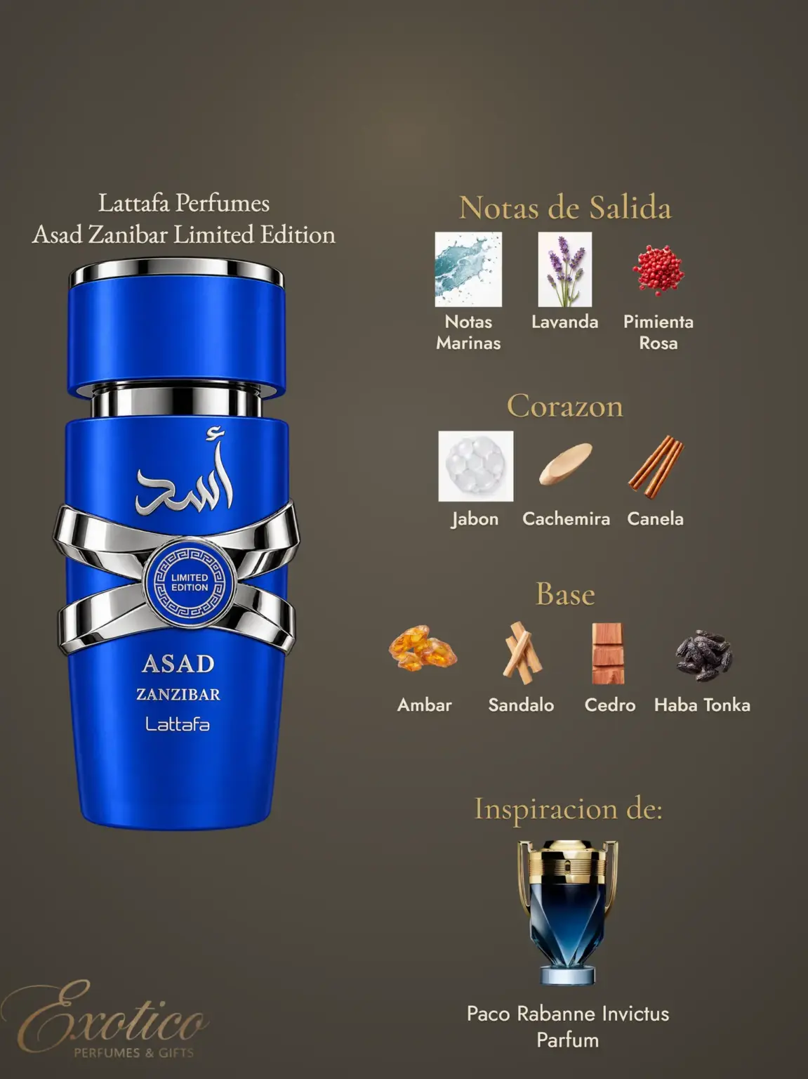 Lattafa Asad Zanzibar Limited Edition