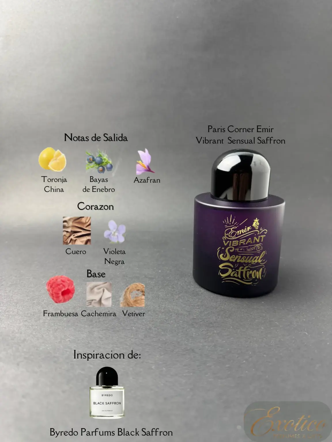 Paris Corner Emir Vibrant Sensual Saffron