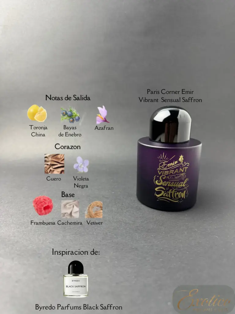 Paris Corner Emir Vibrant Sensual Saffron